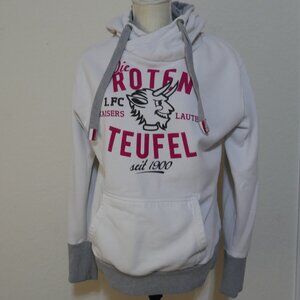 1 FC Kaisers Lautern Die Roten Teufel seit 1900 White Red Pullover Sweatshirt XL